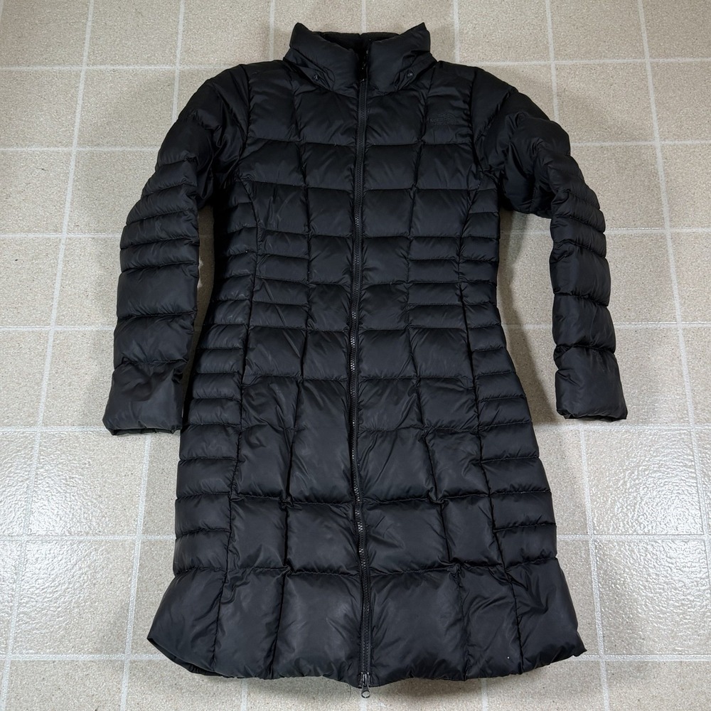 The North Face Metropolis II Parka Jacket Women's Small Black 550 Down Fill